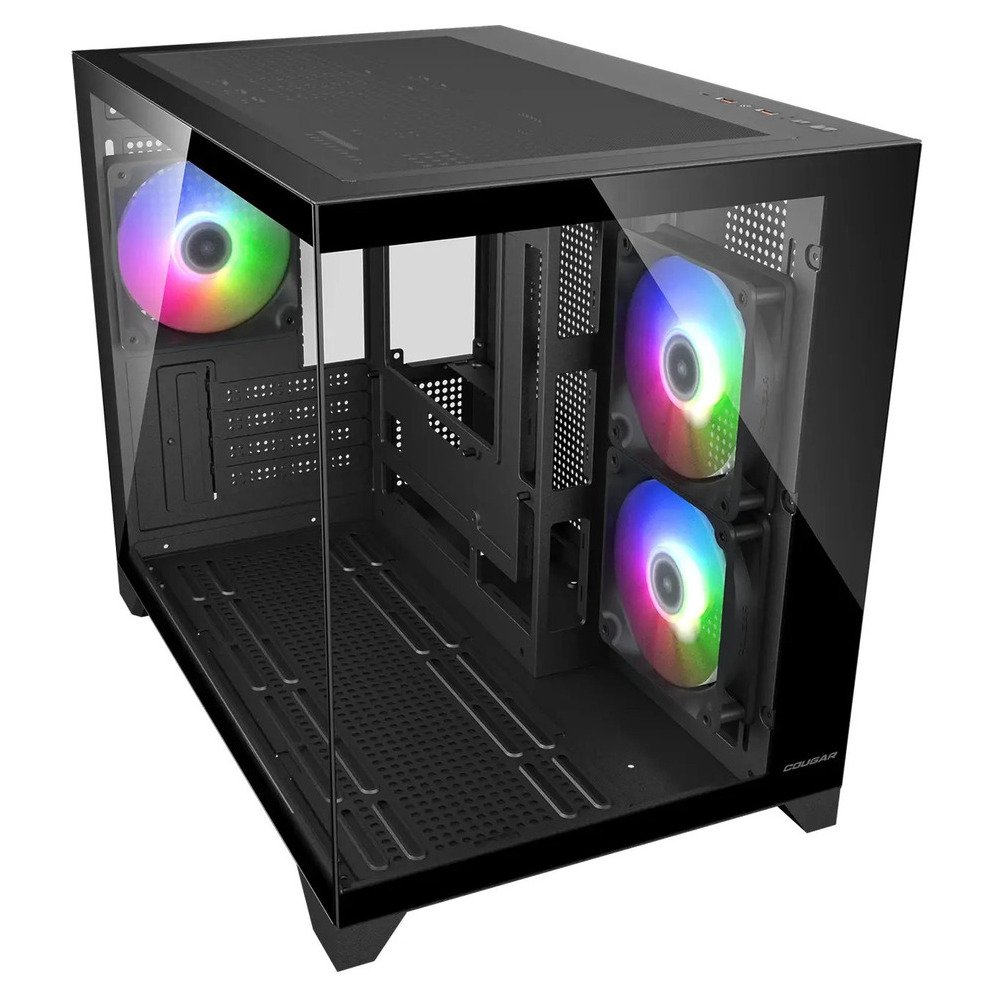 CC-COUGAR Case FV150 Mini RGB, Micro ATX Black - Image 4