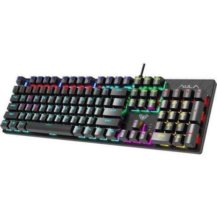 KEYBOARD AULA S2022 MECHANICAL RGB BLACK USB GR NEW 3 KEYBOARD AULA S2022 MECHANICAL RGB BLACK USB GR NEW - Image 3