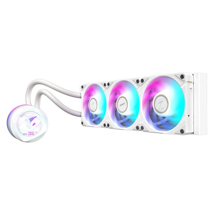 GIGABYTE CPU Cooler Liquid Cooler AORUS WATERFORCE X II ICE 360 ARGB Sync 3 x 120mm - Image 4