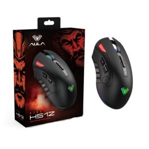 MOUSE AULA H512 RGB WIRED USB BLACK NEW