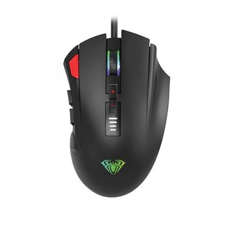 MOUSE AULA H512 RGB WIRED USB BLACK NEW 1 MOUSE AULA H512 RGB WIRED USB BLACK NEW