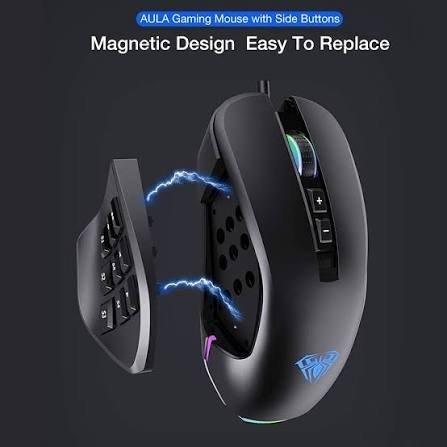 MOUSE AULA H510 RGB WIRED USB BLACK NEW 3 MOUSE AULA H510 RGB WIRED USB BLACK NEW - Image 3