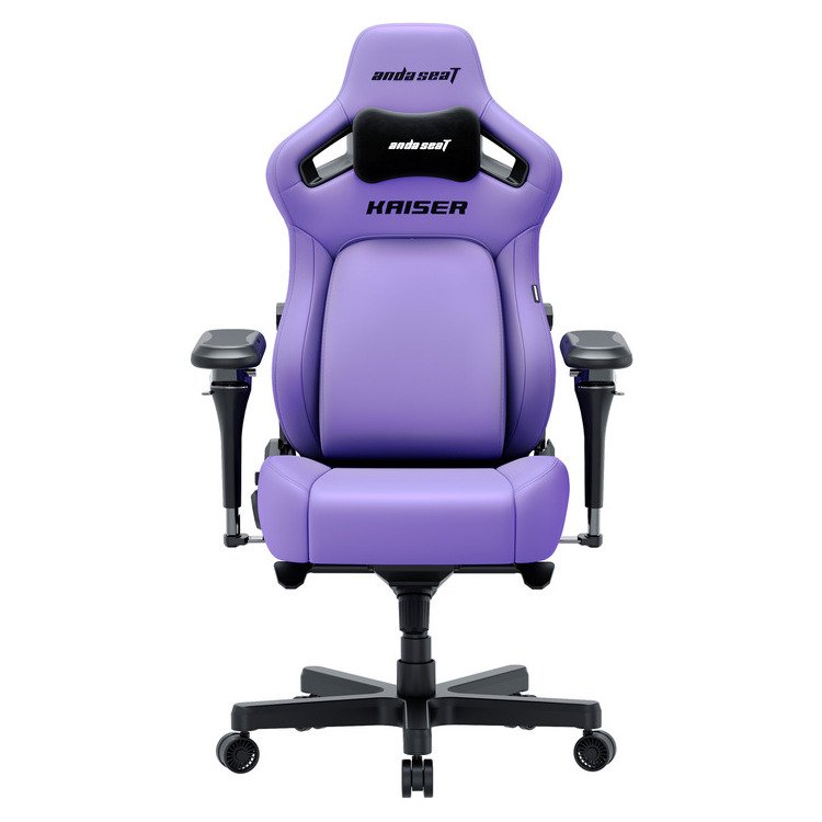 ANDA SEAT Gaming Chair KAISER-4 V2 XL Purple with 6D Armrest - Image 2