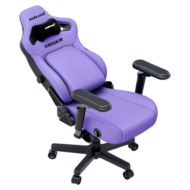ANDA SEAT Gaming Chair KAISER-4 V2 XL Purple with 6D Armrest - Image 5