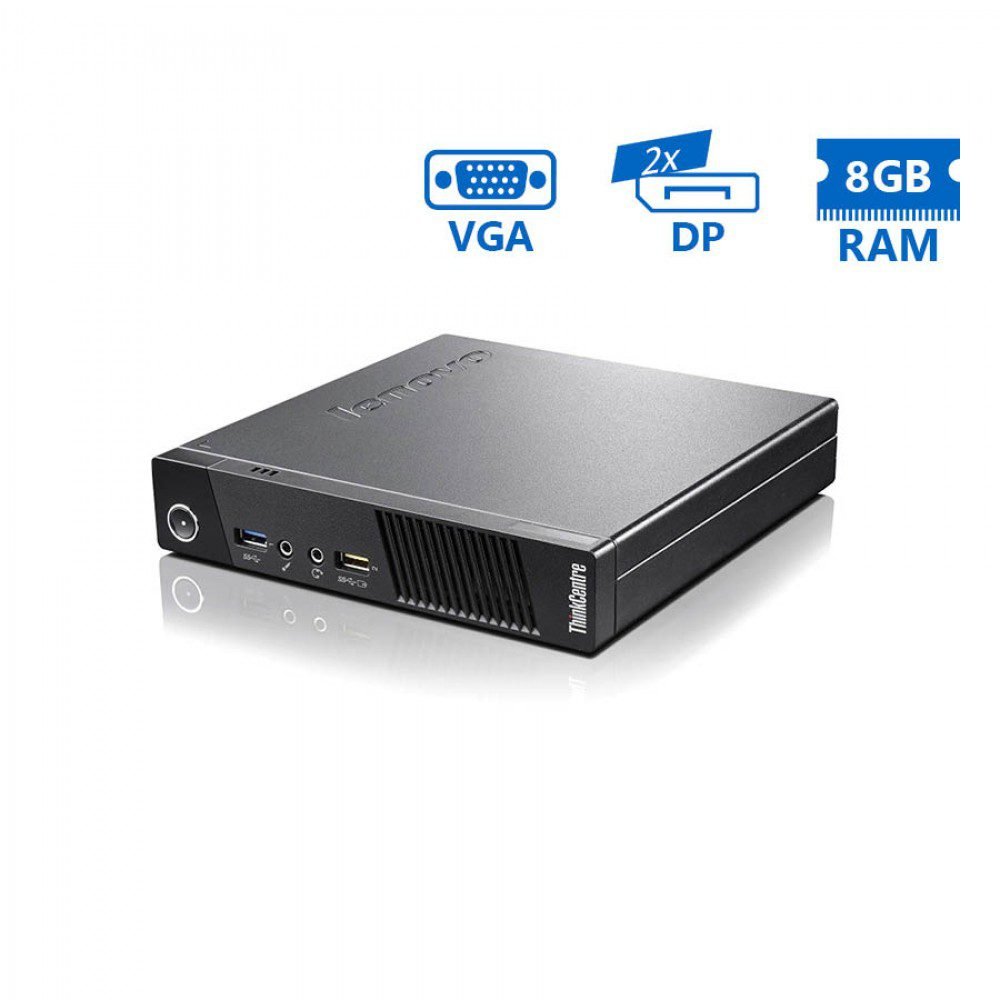 Lenovo ThinkCentre M83 Tiny i5-4570T/8GB DDR3/500GB/No ODD/8P Grade A Refurbished PC 1 Lenovo ThinkCentre M83 Tiny i5-4570T/8GB DDR3/500GB/No ODD/8P Grade A Refurbished PC