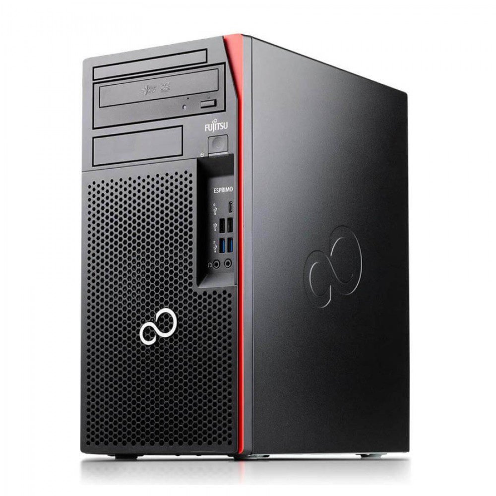 Fujitsu P958 Tower i5-8500/8GB DDR4/256GB M.2 SSD/No ODD/Grade A+ Refurbished PC 1 Fujitsu P958 Tower Refurbished PC