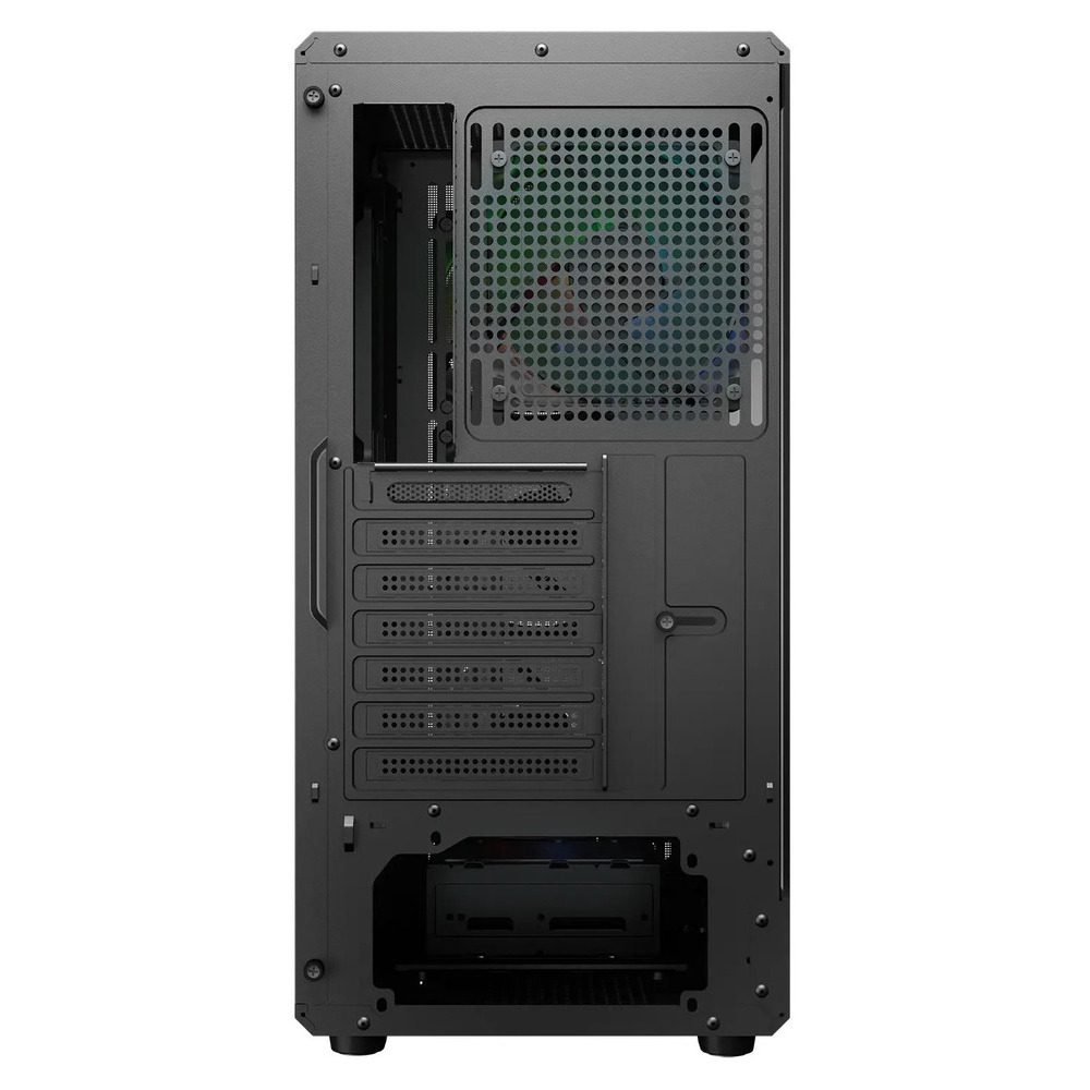 CC-COUGAR Case AIRFACE PURE RGB Tempered Glass Middle ATX Black (4x120mm RGB fans preinstalled) 3 CC-COUGAR Case AIRFACE PURE RGB Tempered Glass Middle ATX Black (4x120mm RGB fans preinstalled) - Image 3