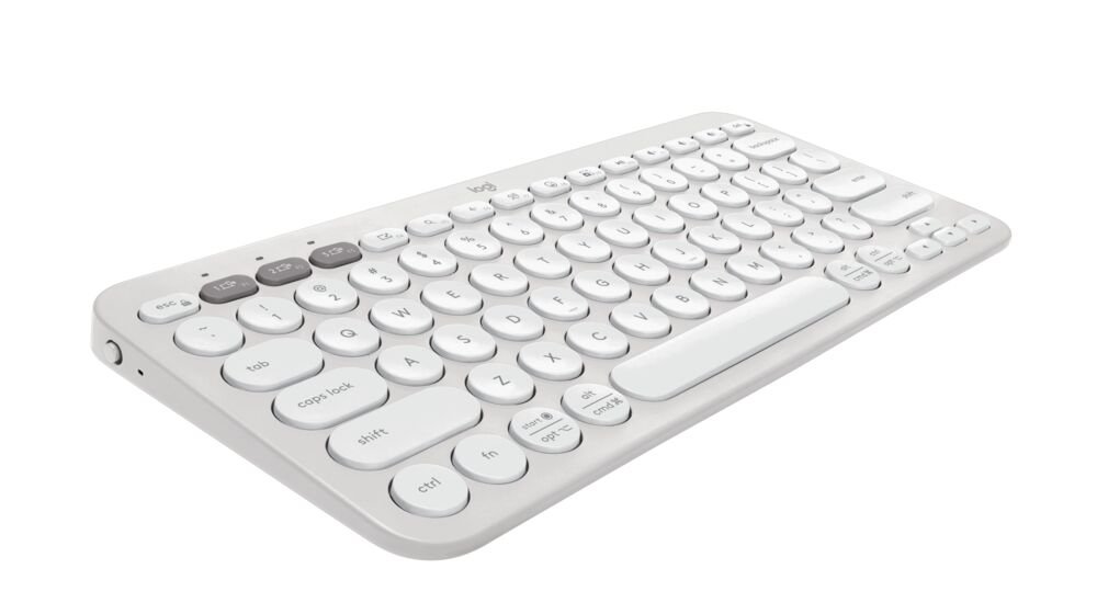 LOGITECH Keyboard Blueetooth K380s White 2 LOGITECH Keyboard Blueetooth K380s White - Image 2