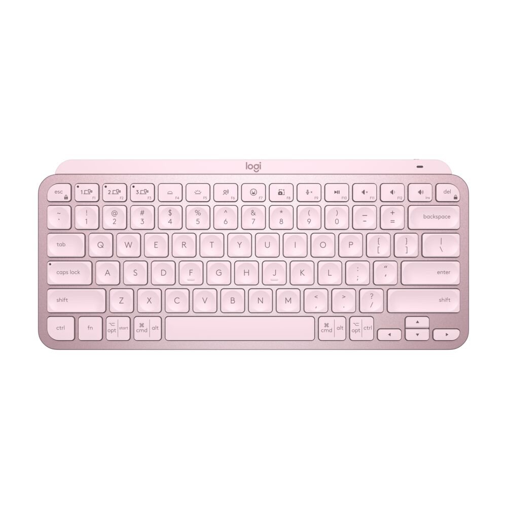 LOGITECH Wireless Keyboard Mx Keys Mini Rose 1 LOGITECH MX Keys Mini Wireless Keyboard