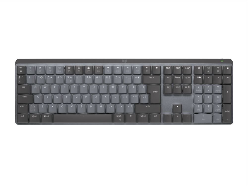 LOGITECH Keyboard Wireless Mechanical Mx Keys Graphite 1 LOGITECH MX Keys Wireless Mechanical Keyboard