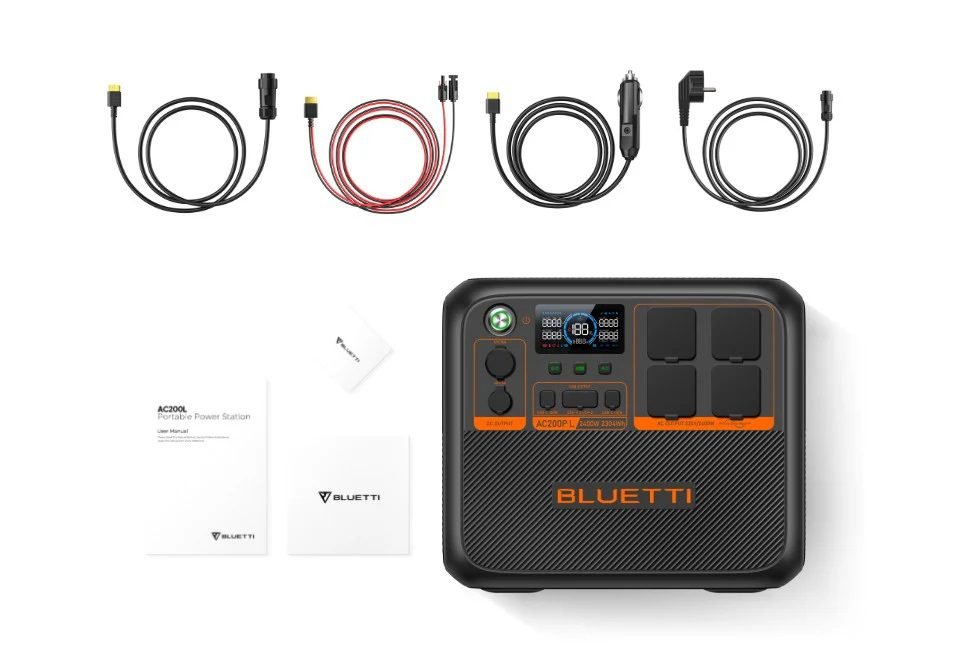 BLUETTI Premium AC200PL Expandable Power Station Expandable, 2400W AC Outlet 2304Wh 4 BLUETTI Premium AC200PL Expandable Power Station Expandable, 2400W AC Outlet 2304Wh - Image 4