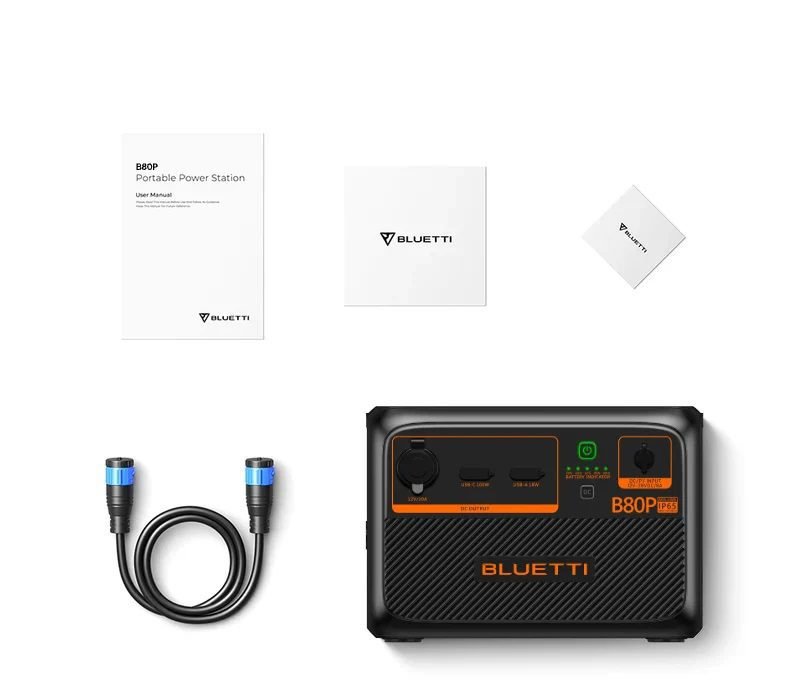 BLUETTI Premium B80P Expansion Battery LiFePO4 806Wh IP65 4 BLUETTI Premium B80P Expansion Battery LiFePO4 806Wh IP65 - Image 4