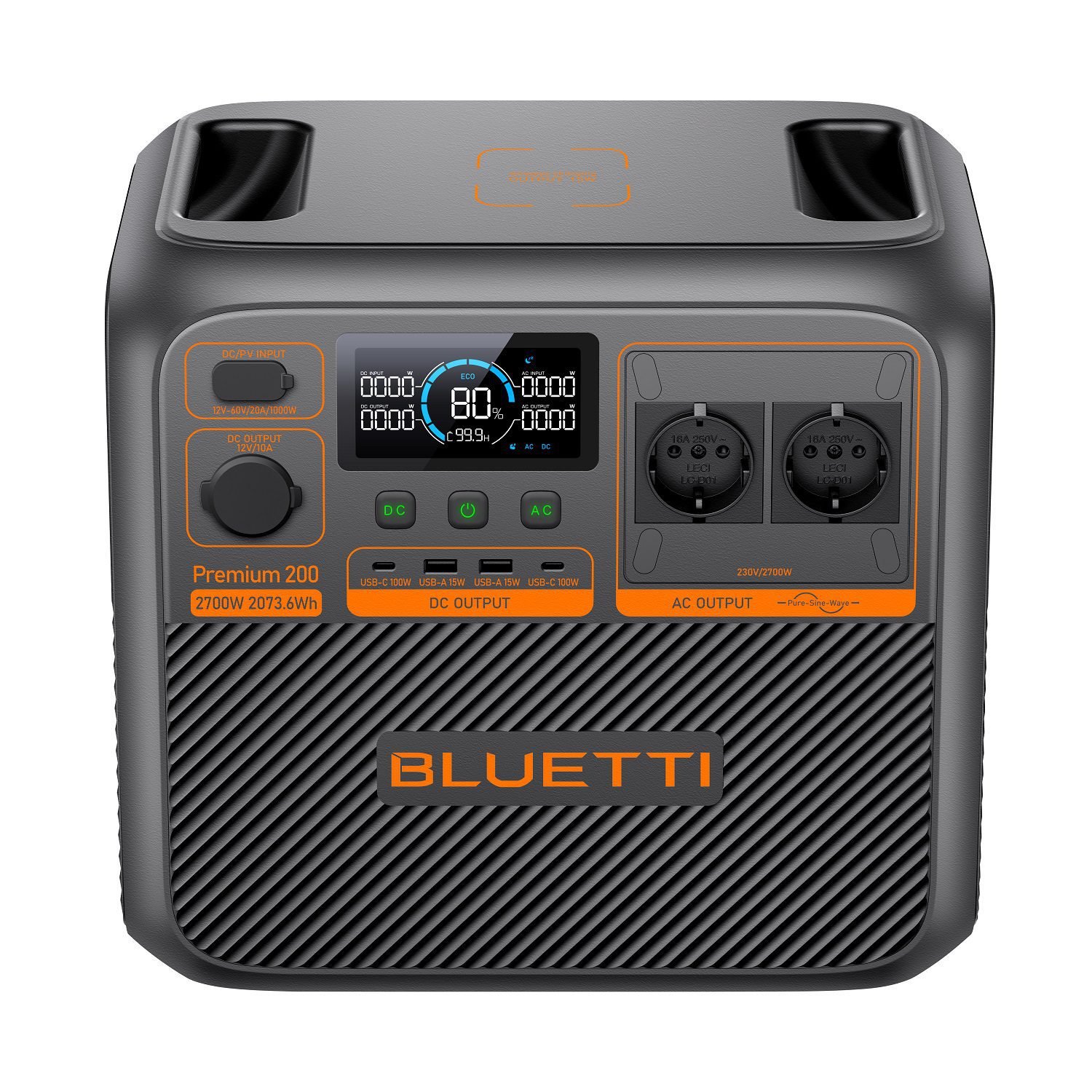 BLUETTI Premium Power Station PREMIUM 200 V2 2700W AC Outlet 2073Wh 3 BLUETTI Premium Power Station PREMIUM 200 V2 2700W AC Outlet 2073Wh - Image 3