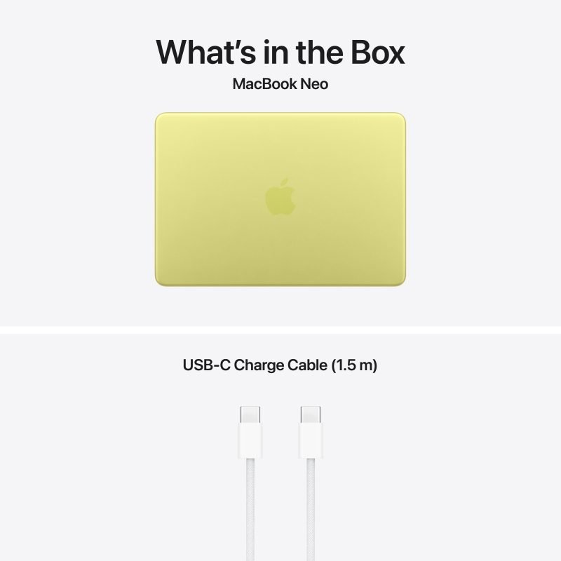 Apple MacBook Neo 13.0" 512GB/8GB | A18 Pro chip 6‑core CPU/5‑core GPU | GR Keyb Touch ID | Citrus 2 Apple MacBook Neo 13.0" 512GB/8GB | A18 Pro chip 6‑core CPU/5‑core GPU | GR Keyb Touch ID | Citrus - Image 2