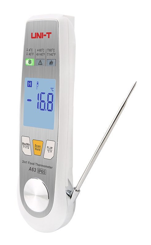 UNI-T ψηφιακό θερμόμετρο τροφίμων A63, -40~250 °C, IP65 3 UNI-T ψηφιακό θερμόμετρο τροφίμων A63, -40~250 °C, IP65 - Image 3