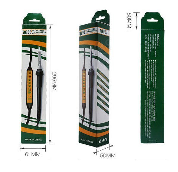 BEST κολλητήρι BST-102C, 90W/60W, 5 θέσεις θερμότητας 280-480 °C 3 BEST κολλητήρι BST-102C, 90W/60W, 5 θέσεις θερμότητας 280-480 °C - Image 3