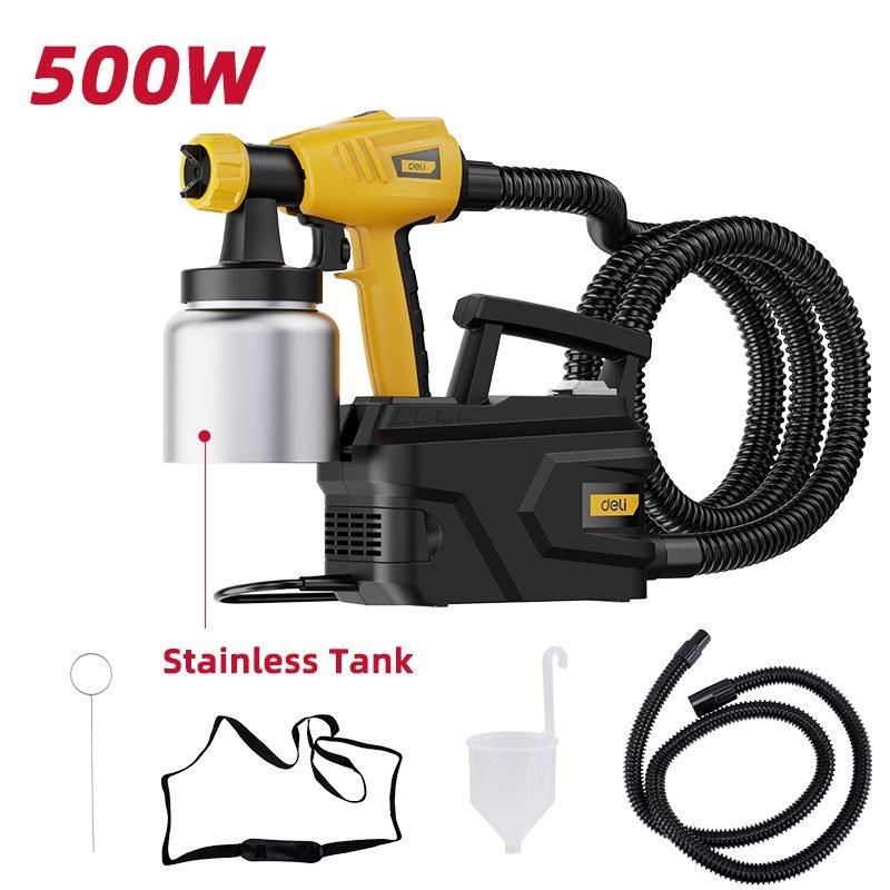 DELI ηλεκτρικό πιστόλι βαφής DC091-1 με δοχείο 800ml, 500W 3 DELI ηλεκτρικό πιστόλι βαφής DC091-1 με δοχείο 800ml, 500W - Image 3