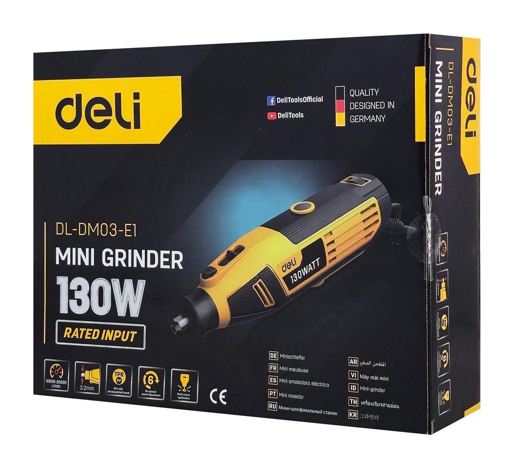 DELI περιστροφικό πολυεργαλείο DL-DM03-E1, 130W έως 32000rpm 5 DELI περιστροφικό πολυεργαλείο DL-DM03-E1, 130W έως 32000rpm - Image 5