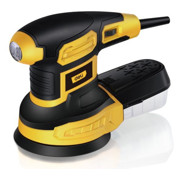 DELI έκκεντρο τριβείο DL-SG125-E3, 360W, Φ125mm, ρυθμιζόμενη ταχύτητα & συλλέκτη 1 DELI DL-SG125-E3