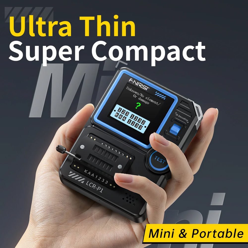 FNIRSI transistor tester LCR-P1, επαναφορτιζόμενο 3 FNIRSI transistor tester LCR-P1, επαναφορτιζόμενο - Image 3