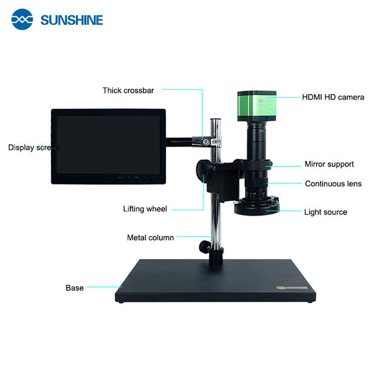 SUNSHINE ψηφιακό μικροσκόπιο MS10E-03 με 10.1" οθόνη, 8x, LED, 38MP 6 SUNSHINE ψηφιακό μικροσκόπιο MS10E-03 με 10.1" οθόνη, 8x, LED, 38MP - Image 6