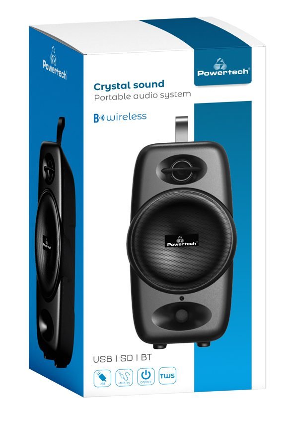 POWERTECH φορητό ηχείο PT-987, 10W RMS, TWS, 2000mAh, μαύρο 3 POWERTECH φορητό ηχείο PT-987, 10W RMS, TWS, 2000mAh, μαύρο - Image 3