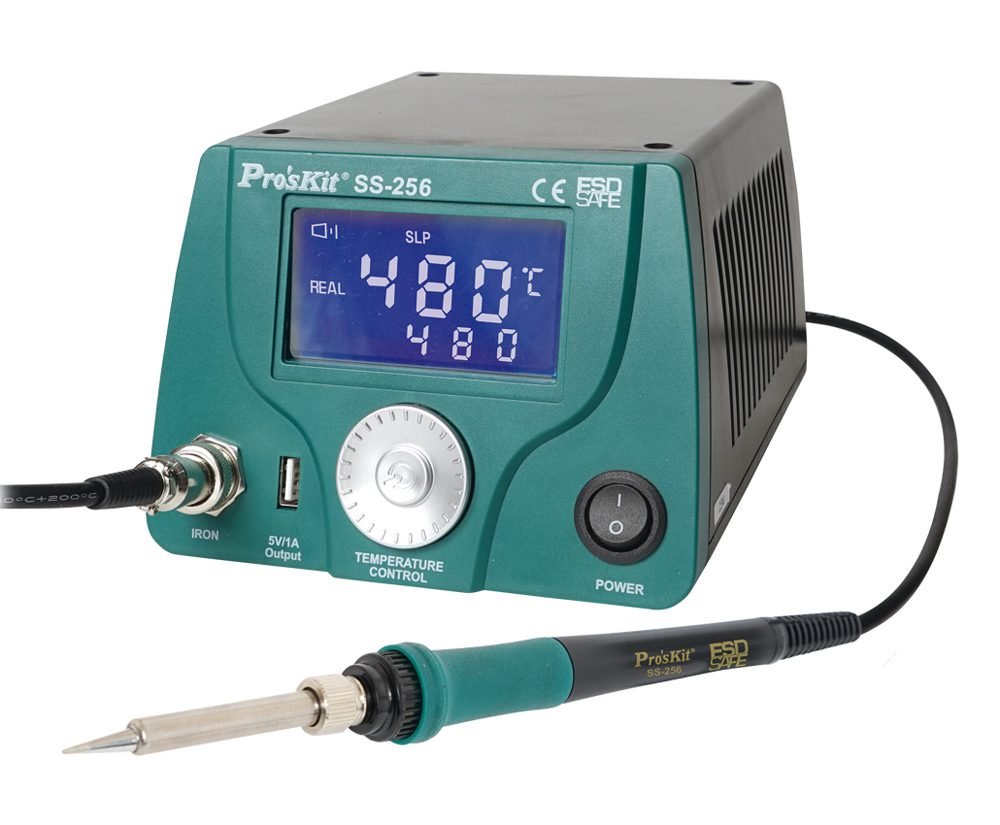 PROSKIT σταθμός συγκόλλησης SS-256B με κολλητήρι, 60W, 200~480 °C 1 PROSKIT SS-256B