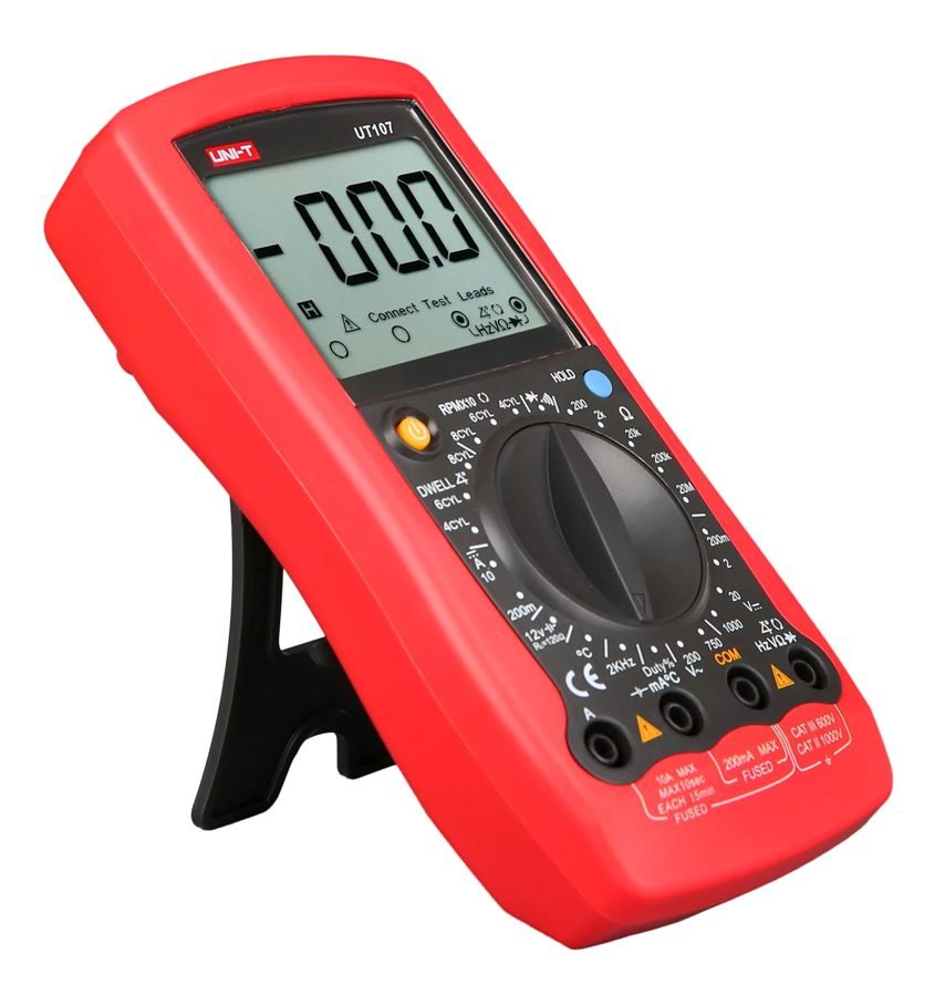 UNI-T ψηφιακό πολύμετρο αυτοκινήτων UT107, RPM/Dwell, test μπαταρίας 2 UNI-T ψηφιακό πολύμετρο αυτοκινήτων UT107, RPM/Dwell, test μπαταρίας - Image 2