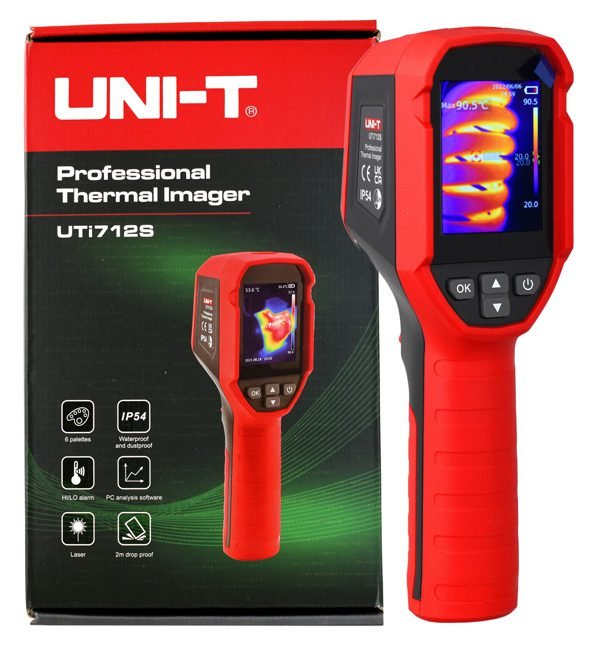 UNI-T συσκευή θερμικής απεικόνισης UTi712S, -20 έως 400 °C, IP54 4 UNI-T συσκευή θερμικής απεικόνισης UTi712S, -20 έως 400 °C, IP54 - Image 4
