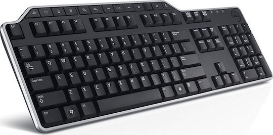 DELL Keyboard KB522 US/Int'l QWERTY Multimedia, Black 1 DELL KB522 Multimedia Keyboard