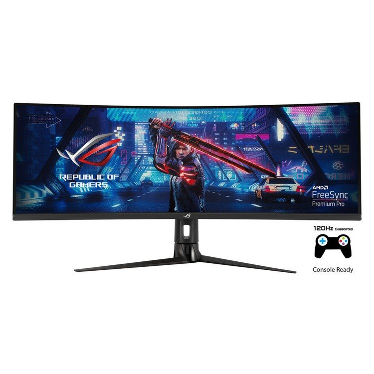 ASUS Monitor ROG STRIX XG49VQ 49'' 3840x1080 144Hz, HDMI, DisplayPort, FreeSync™ 2 HDR, Height Adjustable, 3YearsW 1 ASUS ROG Strix XG49VQ