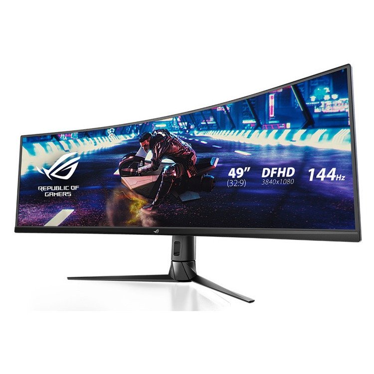 ASUS Monitor ROG STRIX XG49VQ 49'' 3840x1080 144Hz, HDMI, DisplayPort, FreeSync™ 2 HDR, Height Adjustable, 3YearsW 2 ASUS Monitor ROG STRIX XG49VQ 49'' 3840x1080 144Hz, HDMI, DisplayPort, FreeSync™ 2 HDR, Height Adjustable, 3YearsW - Image 2