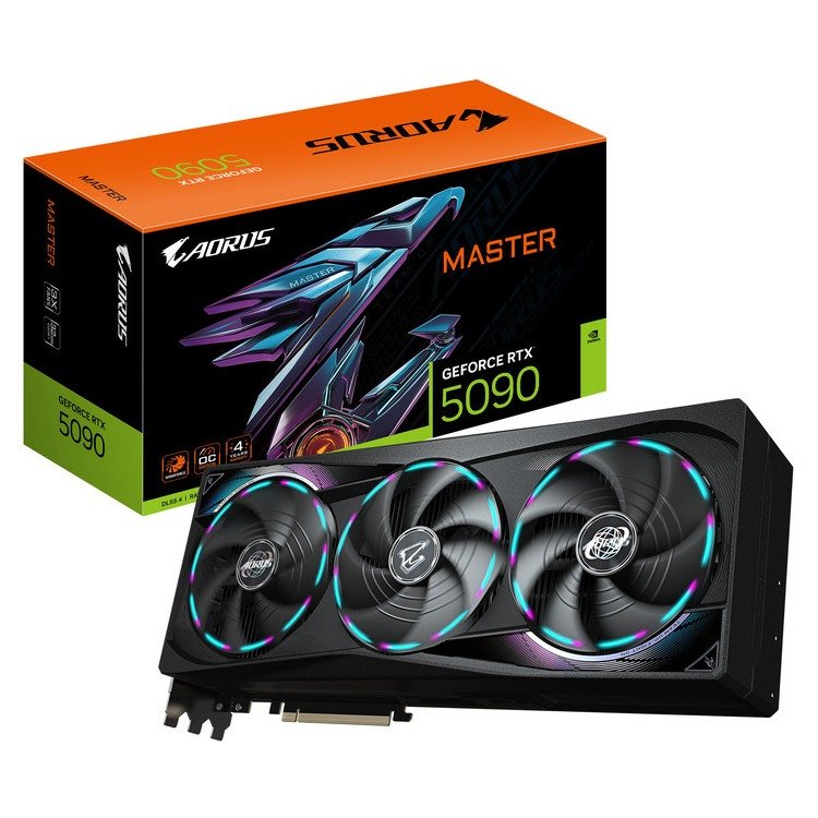 GIGABYTE VGA GV-N5090AORUS M-32GD, 32GB GDDR7 1 GIGABYTE GV-N5090AORUS M-32GD