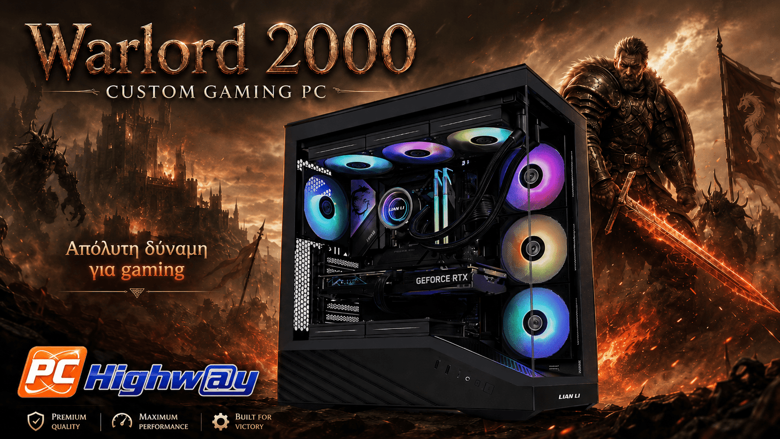 PC Highway Warlord 2000 – Custom Gaming PC | RTX 5060 Ti 8GB | AMD Ryzen 5 8500G | 16GB RAM DDR5 | 1TB NVMe SSD 2 PC Highway Warlord 2000 – Custom Gaming PC | RTX 5060 Ti 8GB | AMD Ryzen 5 8500G | 16GB RAM DDR5 | 1TB NVMe SSD - Image 2