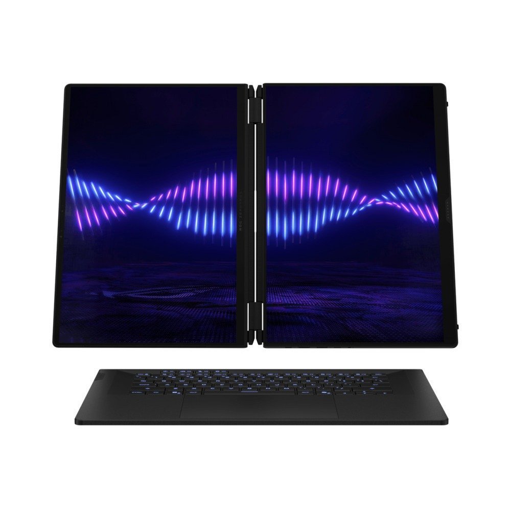 ASUS Laptop ROG Zephyrus Duo 16 GX651AX-SR121X 16'' 2880 x 1800 OLED 120Hz U9-386H/64GB/2TB SSD NVMe PCIe 4.0/NVidia GeForce RTX 5090 24GB/Win 11 Pro/ Stellar Grey 7 ASUS ROG Zephyrus DUO GX651 2026 sayt 1 1000x832 1