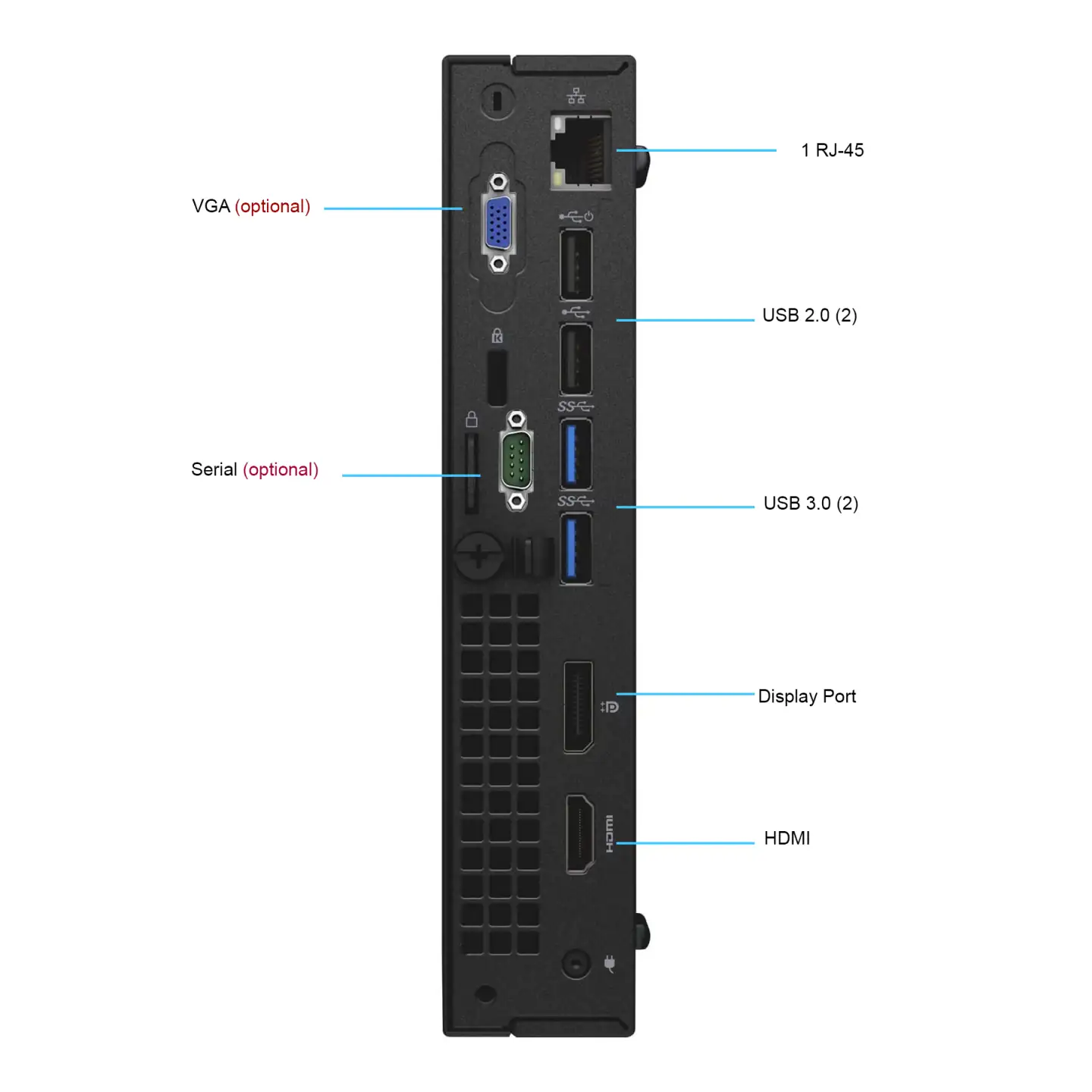 Dell Optiplex 3050 Micro WiFi Refurbished, i5-7400T, 8GB, 256GB SSD M.2, Windows 11 Pro 4 1.991.039 Dell Optiplex 3050 Micro c
